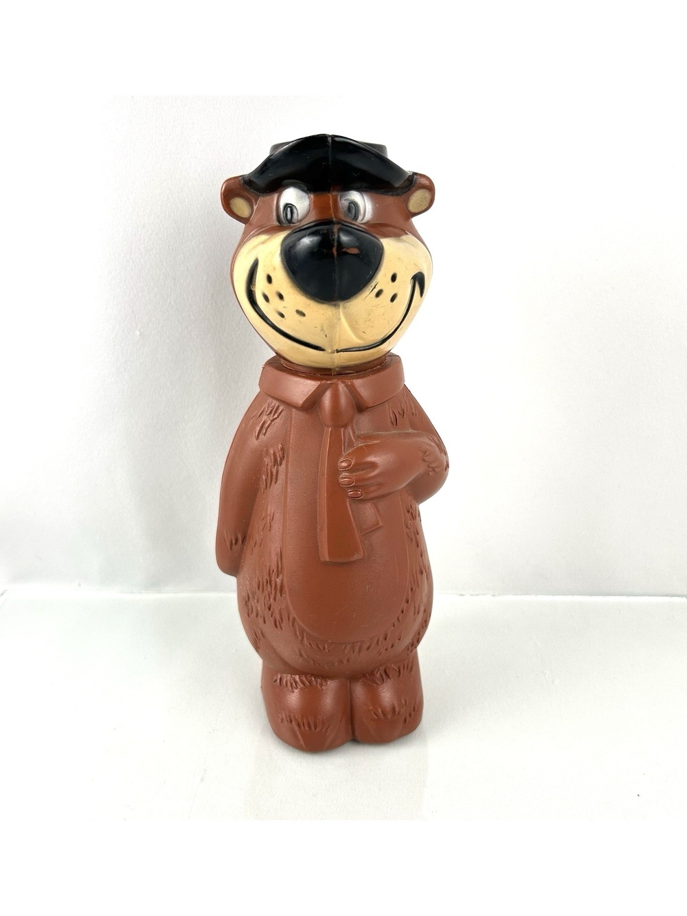 Knickerbocker Yogi Bear Coin Bank Hanna Barbera Figurine 60s Plastic Toy